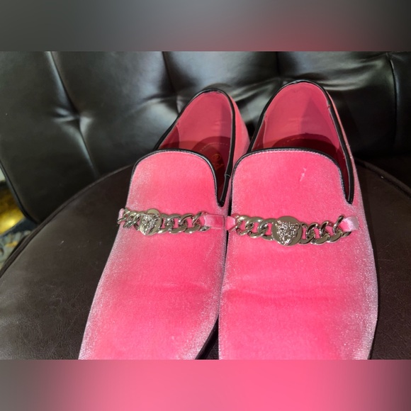 ENZO ROMEO SPARKO PINK VELVET LOAFERS size 9 - Picture 13 of 15